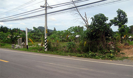 pic Nong Jab Tao (3 Rai - 4,992 Sq.m) Road