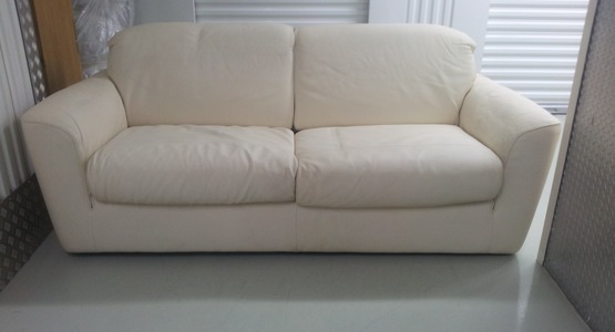 pic Natuzzi leather sofa-bed for sale.
